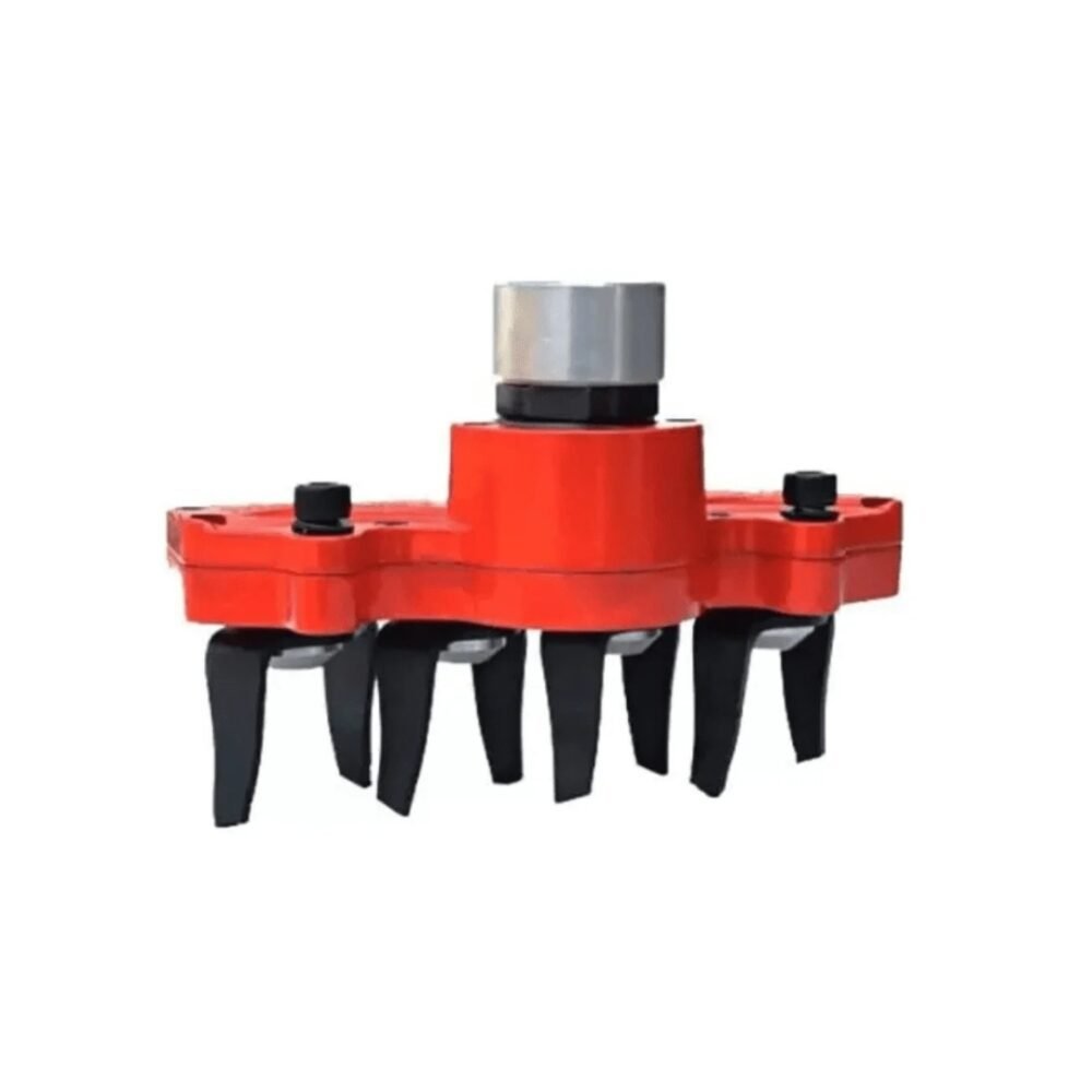 Latson Heavy Duty 8.5 inch Ver Tiller Attachment for Brush Cutter(Size-Shaft 26mm)