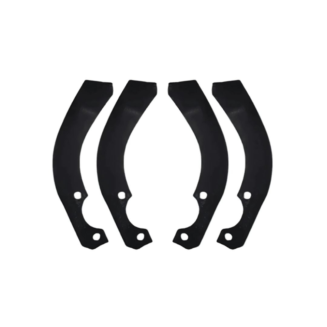 Latson Heavy Duty Mild Steel Wet Land Blade For Power Tiller(Quantity-4 Pieces)