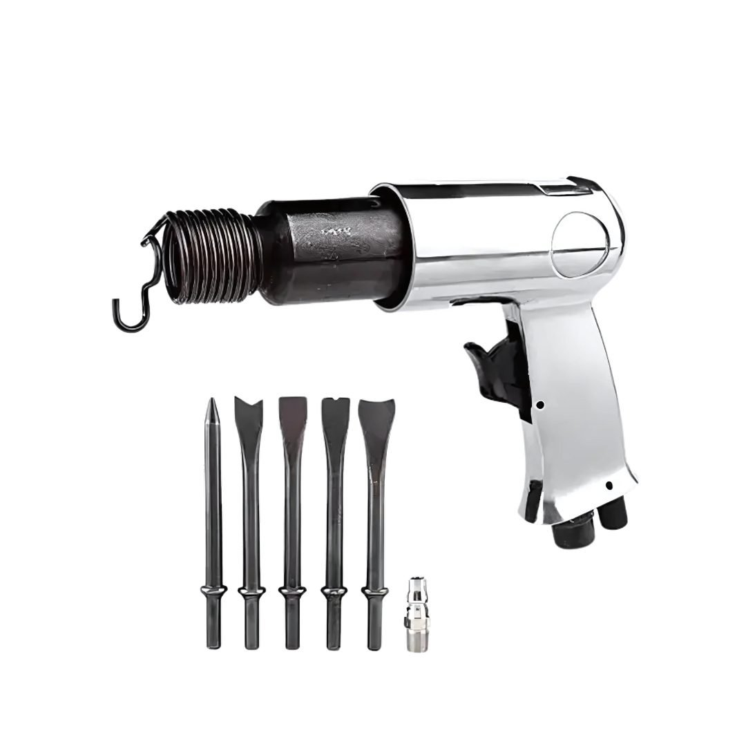 Akari 190mm Round/Hex Air Hammer, 3000 BPM, 5 CFM Air Consumption (AT-AH-190)