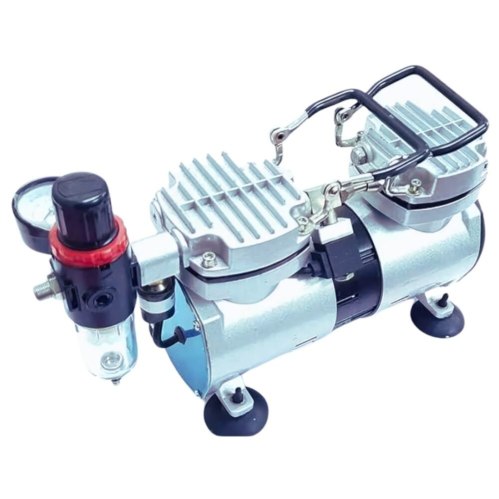 Akari 6 bar Pressure Output 35 LPM Mini Air Compressors Oil Free AS19